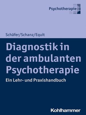 cover image of Diagnostik in der ambulanten Psychotherapie
